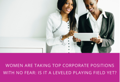 Image featuring a diverse group of women in corporate attire.