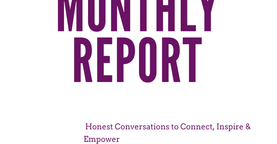 Monthly Report Cover Image
