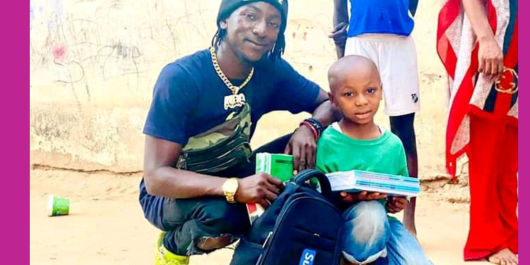 Gambian Artist Grants Scholarship to Young Fan