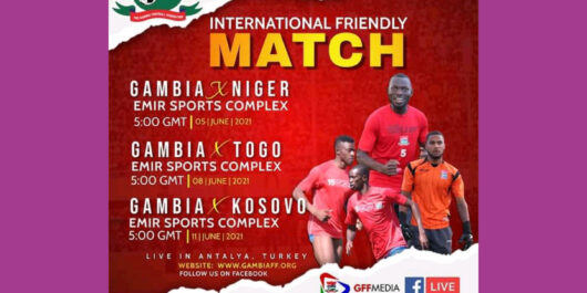 Gambia vs. Niger Football Match