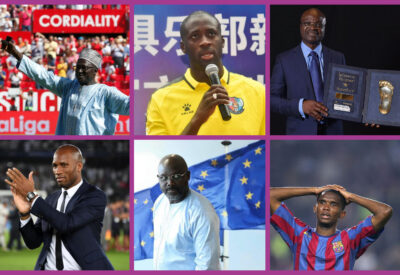 Portrait of 6 African Football Players: Celebrating Greatness
