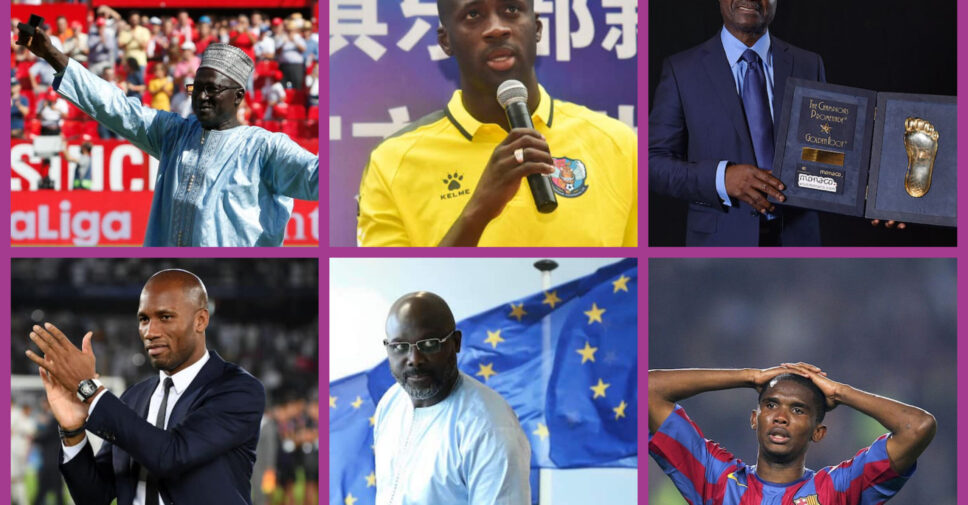 Portrait of 6 African Football Players: Celebrating Greatness