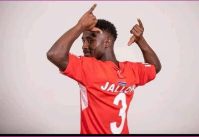 Ablie Jallow, player for Team Gambia