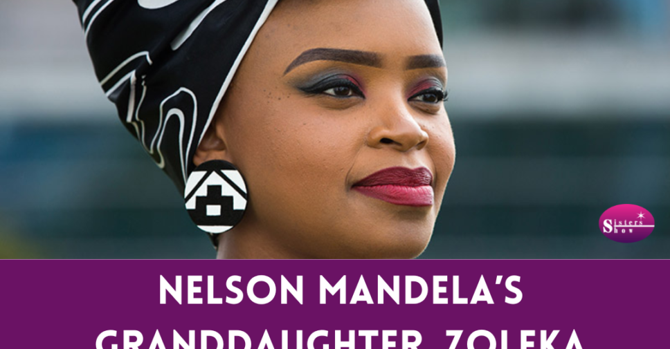 Image featuring Zoleka Mandela, possibly in a candid or formal portrait.