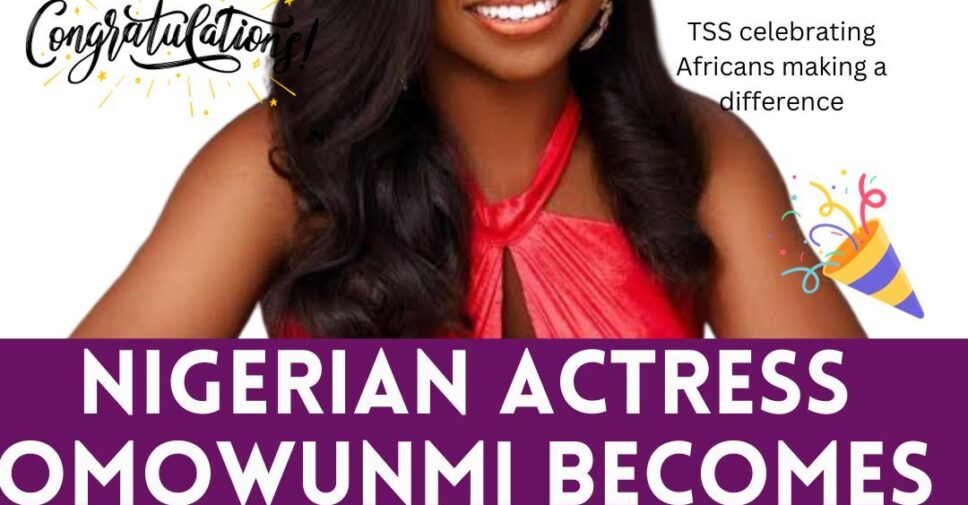 Omowunmi, Nigerian actress turned professor