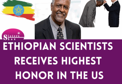 Gebisa Ejeta receiving National Medal of Science