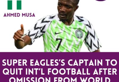 Ahmed Musa, Super Eagles Captain