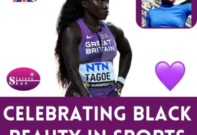 Illustration of Diverse Athletes Celebrating Black Beauty in Sports