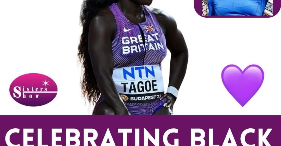Illustration of Diverse Athletes Celebrating Black Beauty in Sports