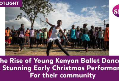 Young Kenyan dancers: Christmas brilliance with African culture.