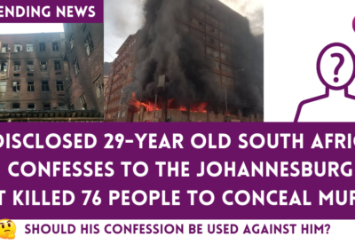Crime scene investigation in Johannesburg