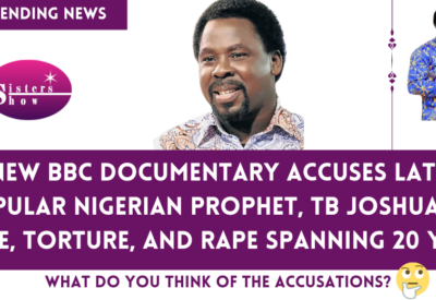 Image of late Prophet T.B Joshua
