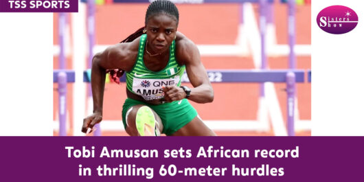 Tobi Amusan sets African record in thrilling 60-meter hurdles