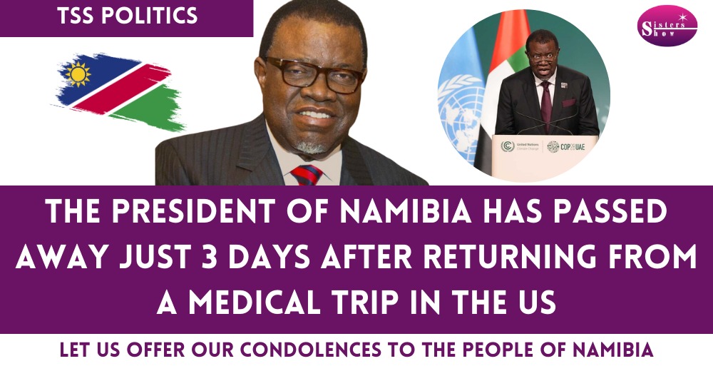 Candlelight vigil in honor of President Hage Geingob in Namibia