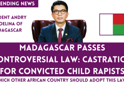 Protest against the controversial castration law in Madagascar