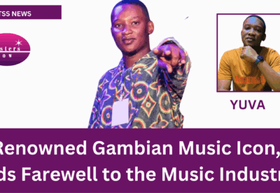 Image featuring Yuva, the Gambian music icon, during a performance or related event.
