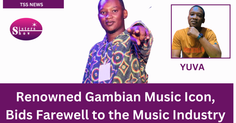 Image featuring Yuva, the Gambian music icon, during a performance or related event.