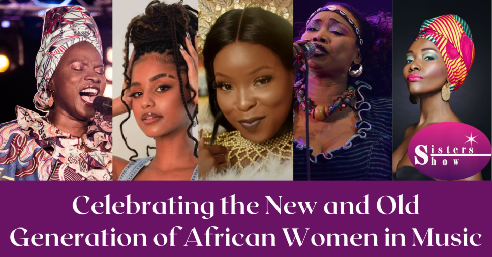 Illustration of African Women in Music: New and Old Generations