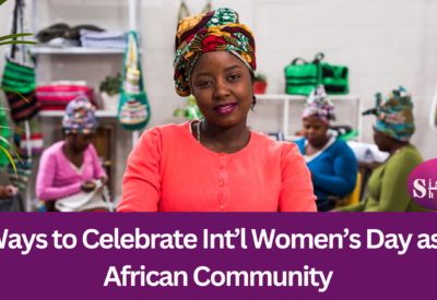 African women celebrating International Women