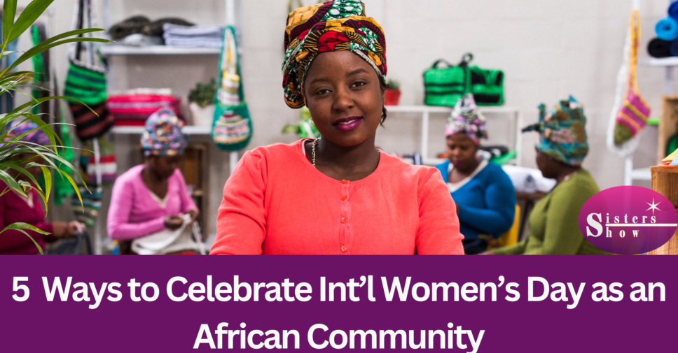 African women celebrating International Women