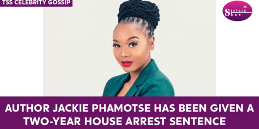 Author Jackie Phamotse has been given a two-year house arrest sentence