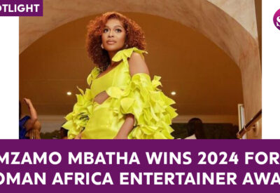 Nomzamo Mbatha Wins 2024 FORBES WOMAN AFRICA Entertainer Award