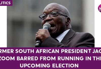 Jacob Zuma barred from South African election