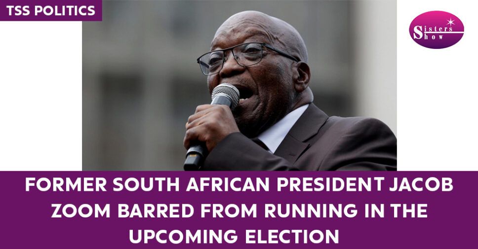 Jacob Zuma barred from South African election