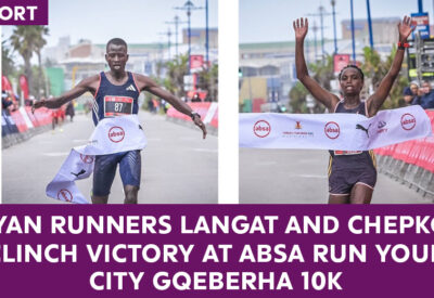 Kenyan Runners Langat and Chepkorir Triumph at Absa RUN YOUR CITY GQEBERHA 10K