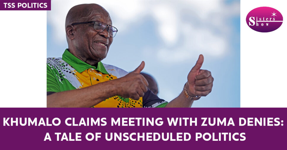 Khumalo Claims Meeting with Zuma