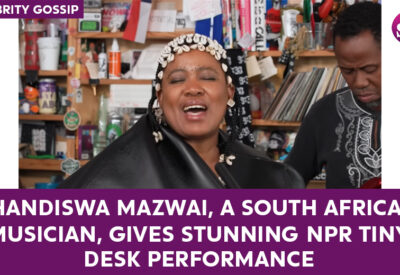 Thandiswa Mazwai performing live at NPR Tiny Desk