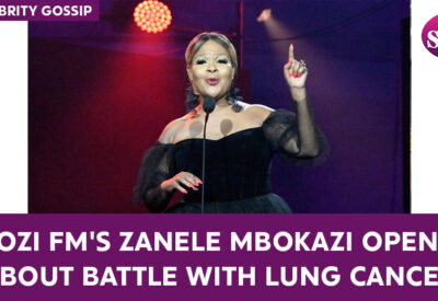 Zanele Mbokazi lung cancer diagnosis