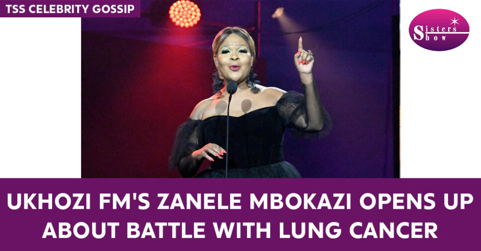 Zanele Mbokazi lung cancer diagnosis
