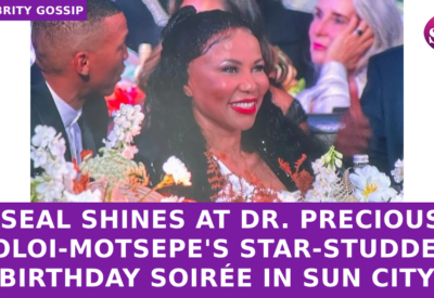 Seal Shines at Dr. Precious Moloi-Motsepe