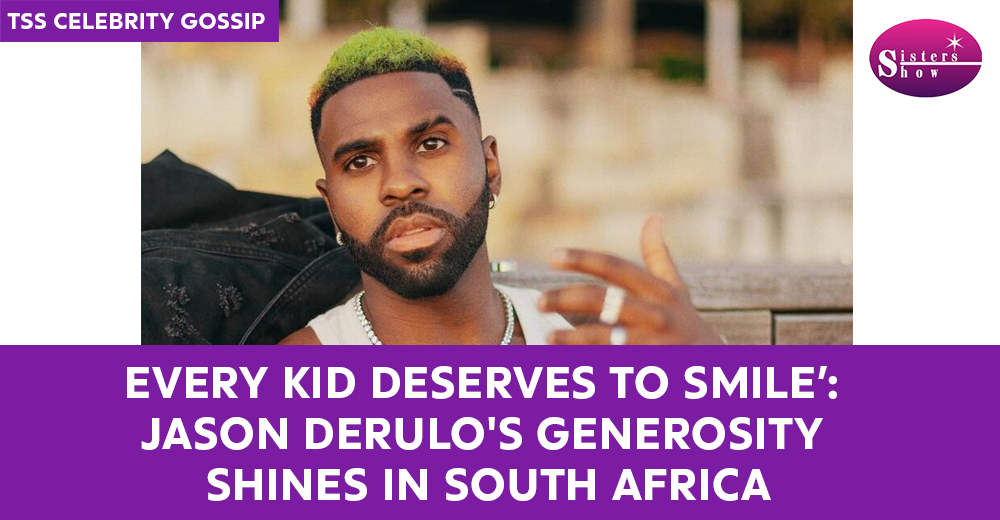 ‘Every Kid Deserves to Smile’: Jason Derulo Shows Love for South African Kids with Kind Gesture