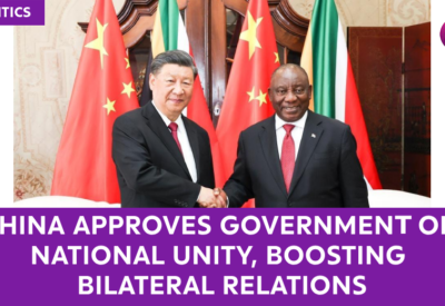 China Endorses Government of National Unity as Bilateral Relations Strengthen