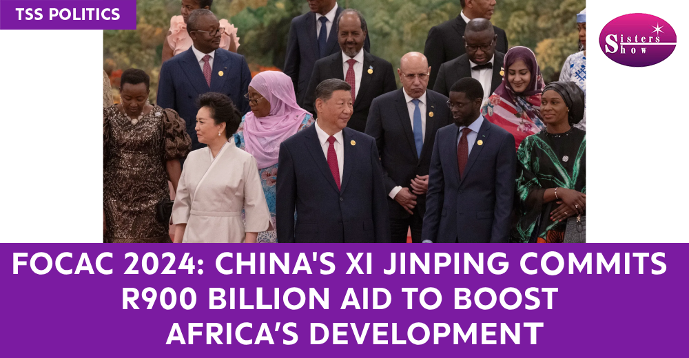 Chinese President Xi Jinping pledges R900 billion