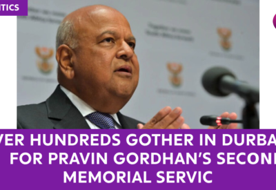 Over Hundreds Gather in Durban for Pravin Gordhan’s Second Memorial Service