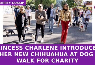Princess Charlene Unveils New Chihuahua Puppy at Monaco Charity Event