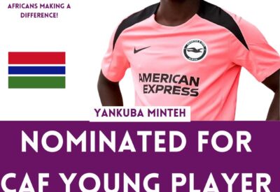 Yankuba Minteh: Gambia’s CAF Young Player Nominee