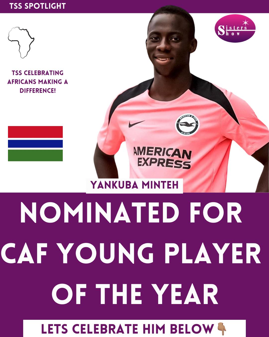 Yankuba Minteh: Gambia’s CAF Young Player Nominee