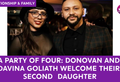 A Party of Four: Donovan and Davina Goliath Welcome Their Second