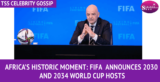 FIFA confirm hosts