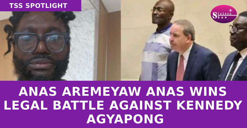 Anas Aremeyaw Anas Wins Legal Battle Against Kennedy Agyapong